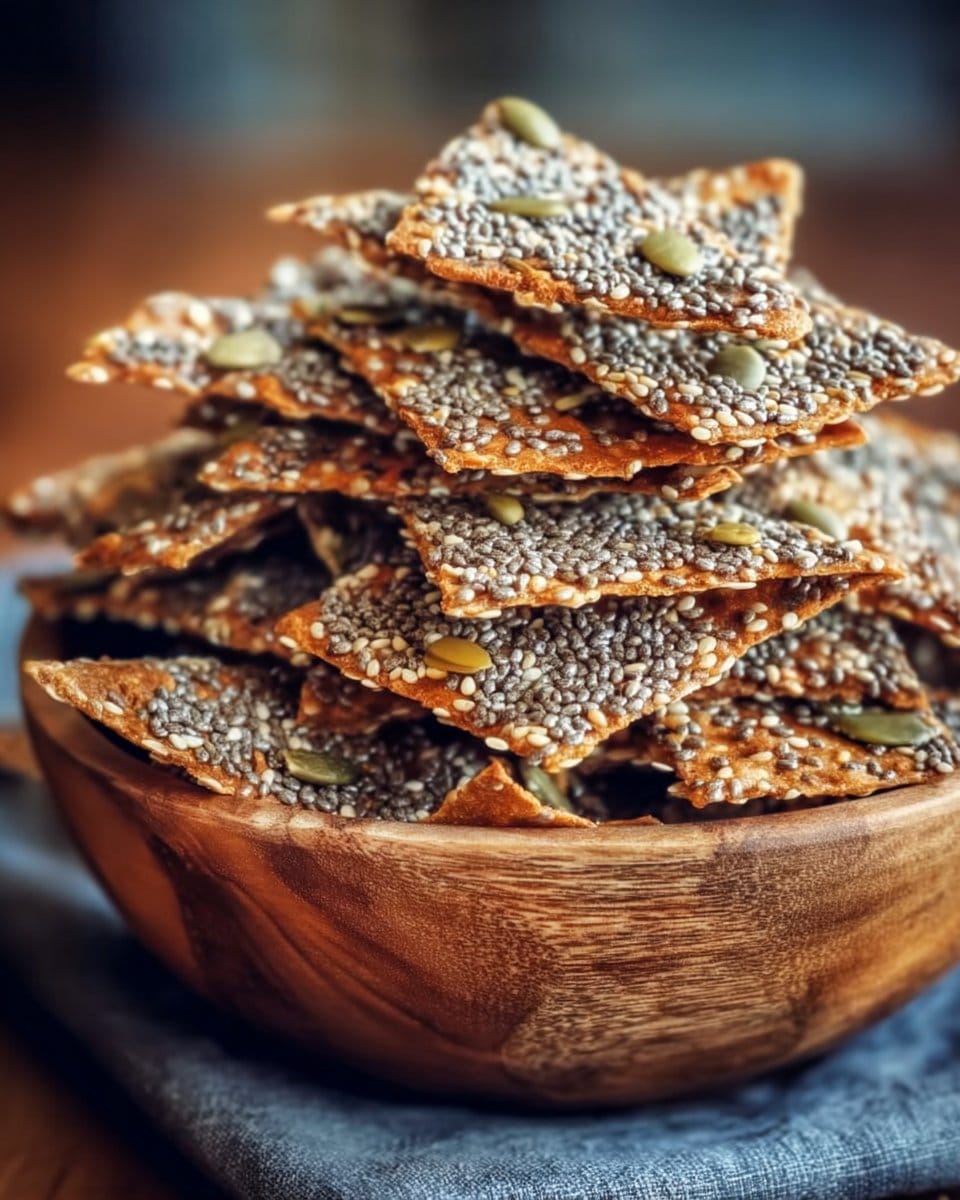 Delicious Chia & Flax Seed Crackers 2 Delicious Chia & Flax Seed Crackers