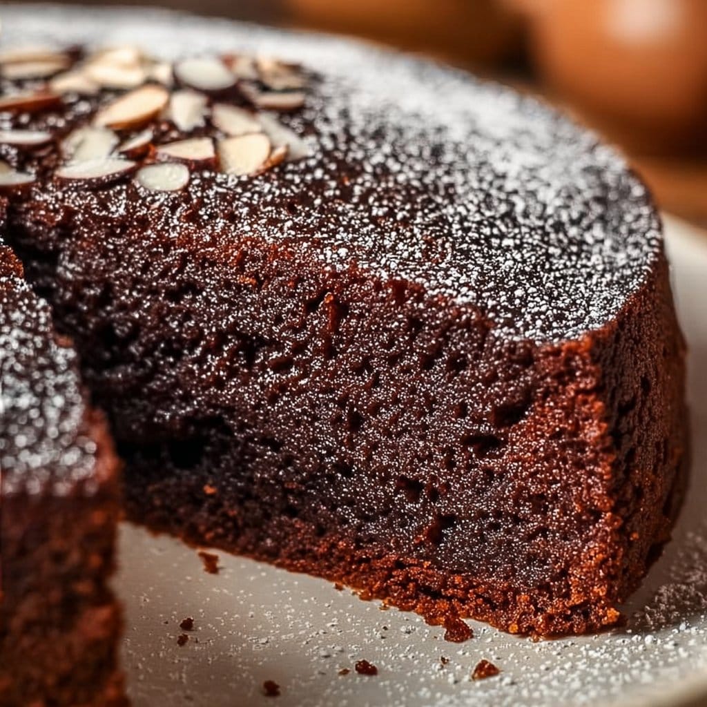 Chocolate Almond Yogurt Cake 2 Chocolate Almond Yogurt Cake