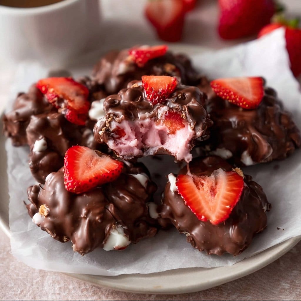 Chocolate Strawberry Yogurt Clusters 2 Chocolate Strawberry Yogurt Clusters