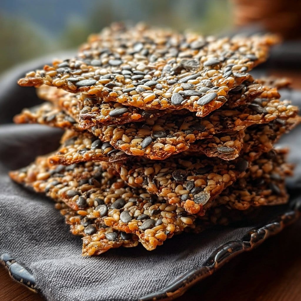 Gluten-Free Seed Crackers (Norwegian Crispbread)