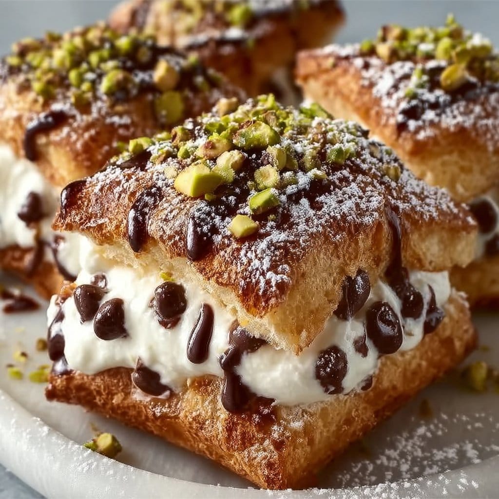 Classic Cannoli Squares
