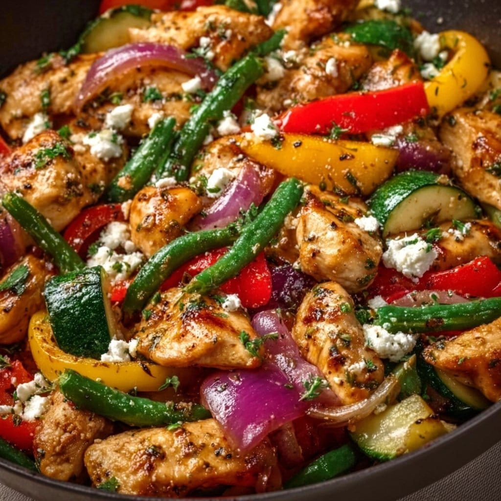 Mediterranean Chicken Stir Fry 2 Mediterranean Chicken Stir Fry