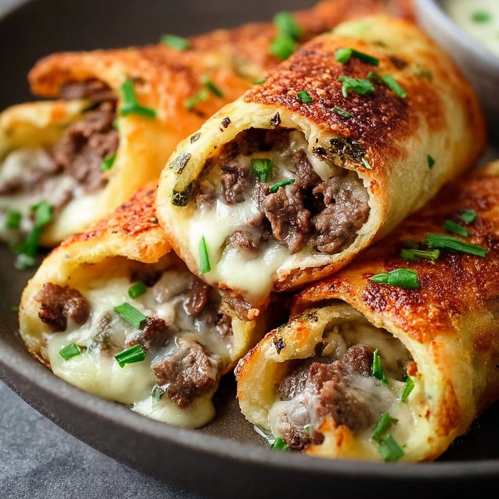 Keto Philly Cheesesteak Rolls 2 Keto Philly Cheesesteak Rolls