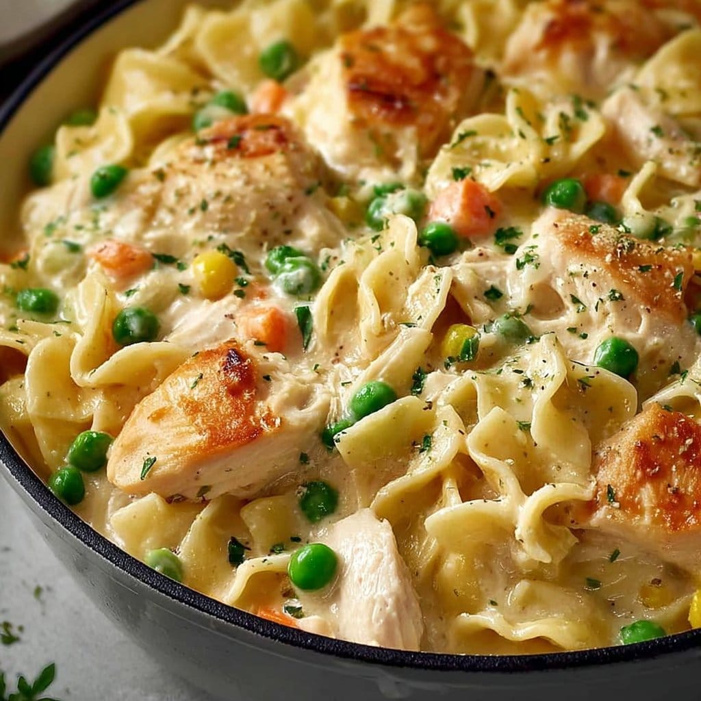 Classic Chicken Pot Pie Pasta