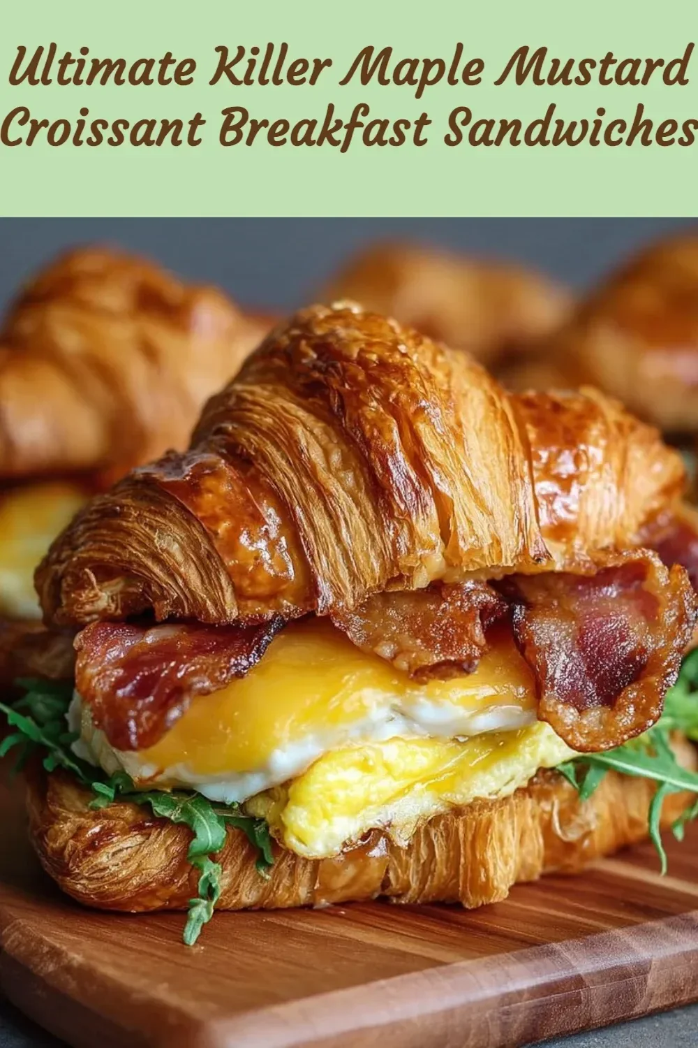 Best 8 Breakfast Recipes for a Delicious Start to Your Day 8 Ultimate Killer Maple Mustard Croissant Breakfast Sandwiches