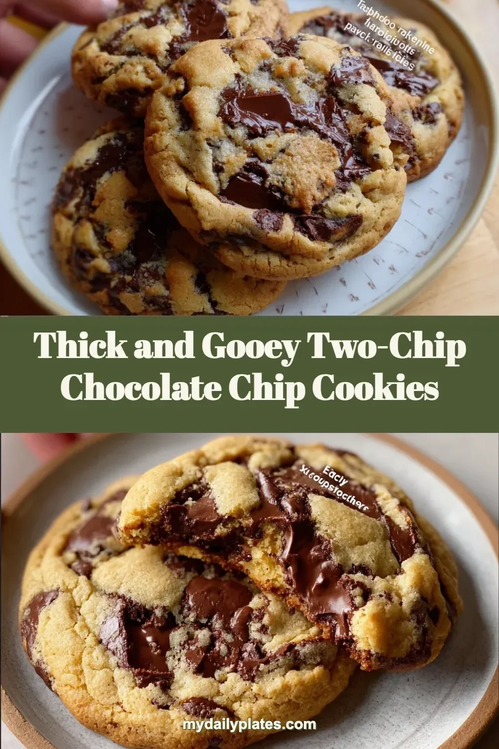 Best 8 Chocolate Chip Cookie Recipes You Need to Try Now 5 Thick and Gooey Two-Chip Chocolate Chip Cookies