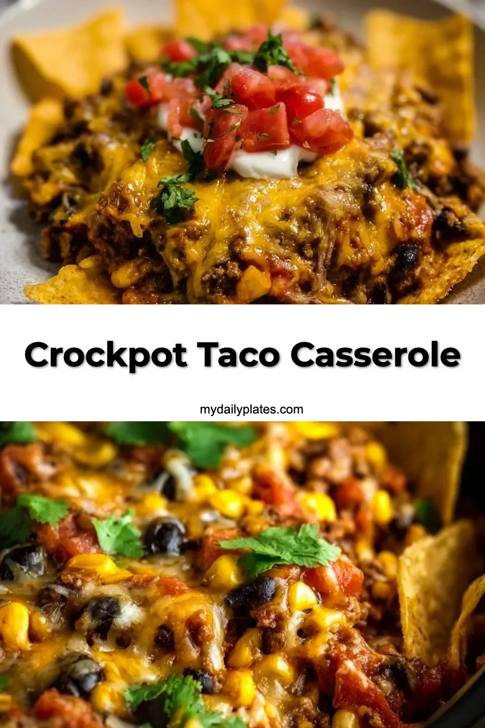 Crockpot Taco Casserole