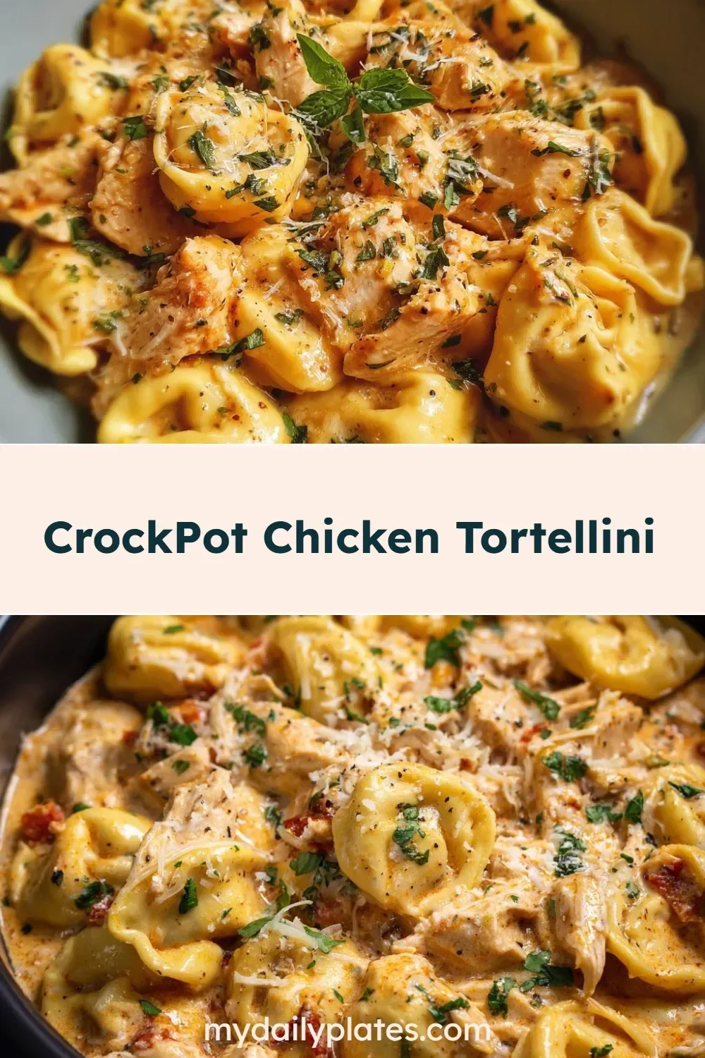 CrockPot Chicken Tortellini