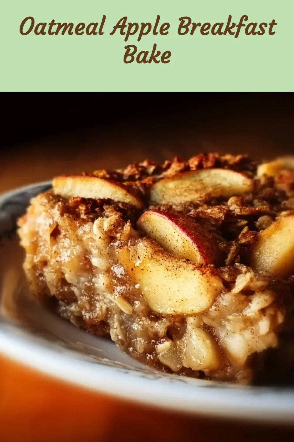 Oatmeal Apple Breakfast Bake