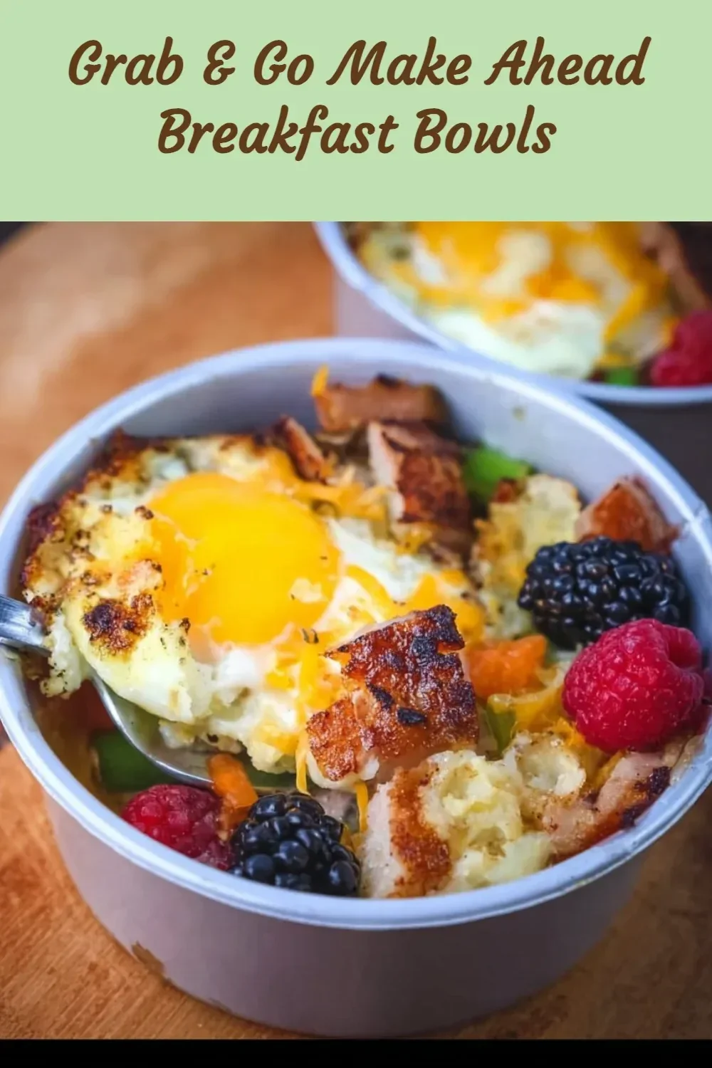 Grab & Go Make Ahead Breakfast Bowls