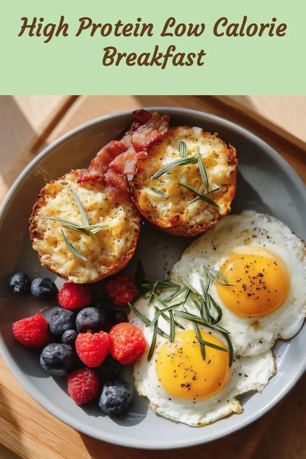 High Protein Low Calorie Breakfast