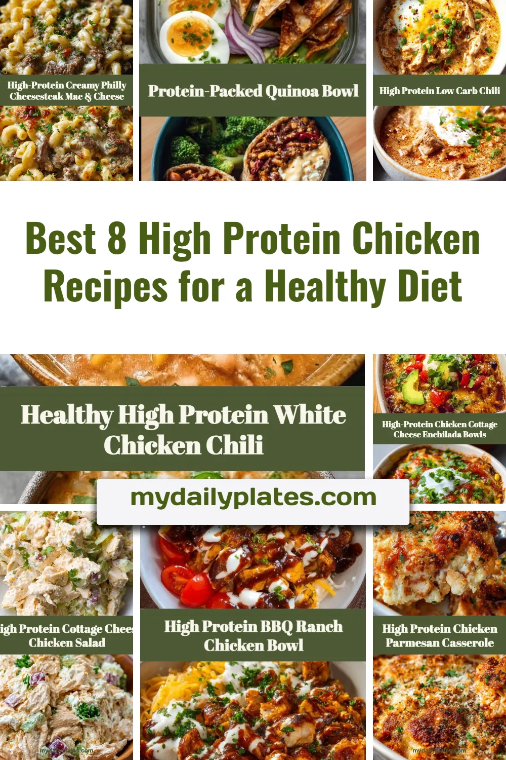 Delicious high protein chicken recipes for a healthy diet