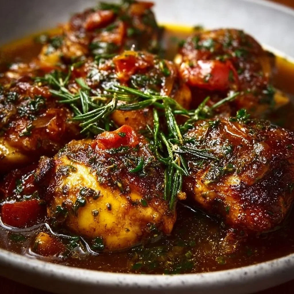 Braised Catalina Chicken