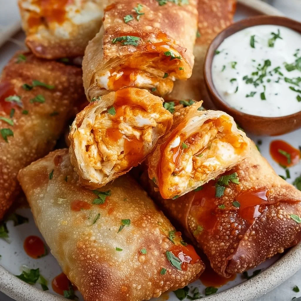 Buffalo Chicken Egg Rolls 2 Buffalo Chicken Egg Rolls