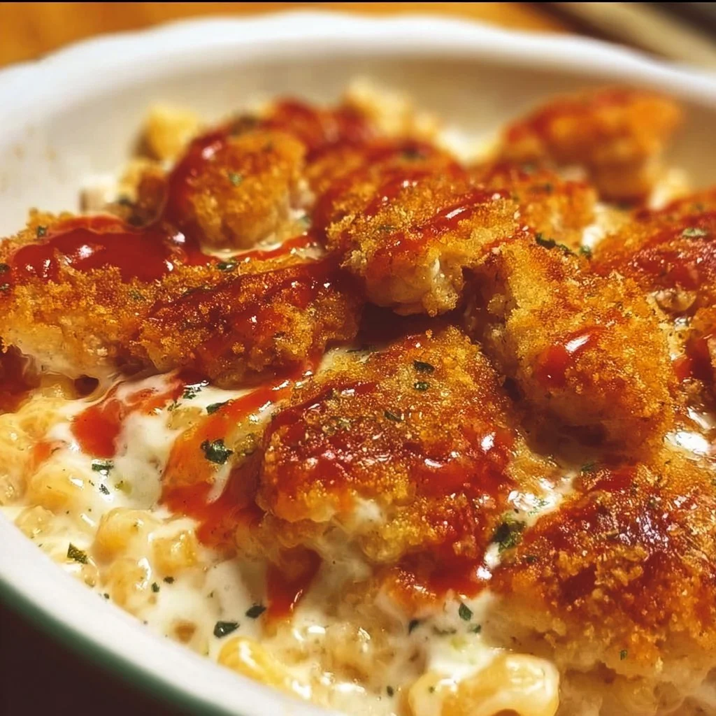 Cottage Cheese Chicken Parmesan Bowl with fresh herbs and melted cheese