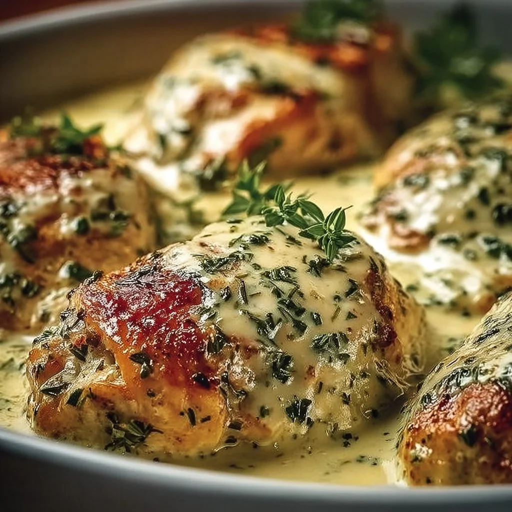 Creamy Herb-Baked Chicken