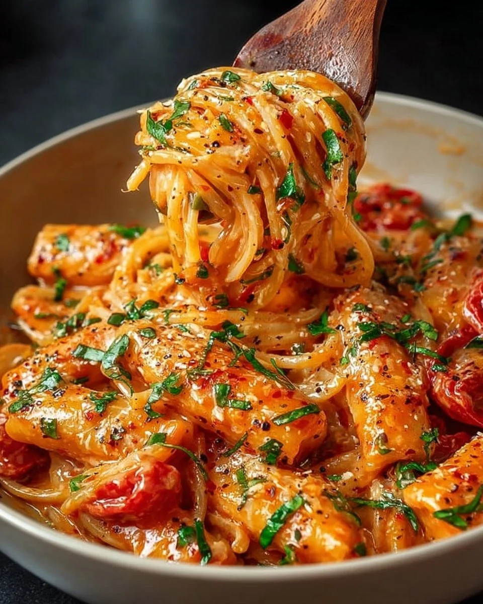 Creamy Tomato Garlic Pasta