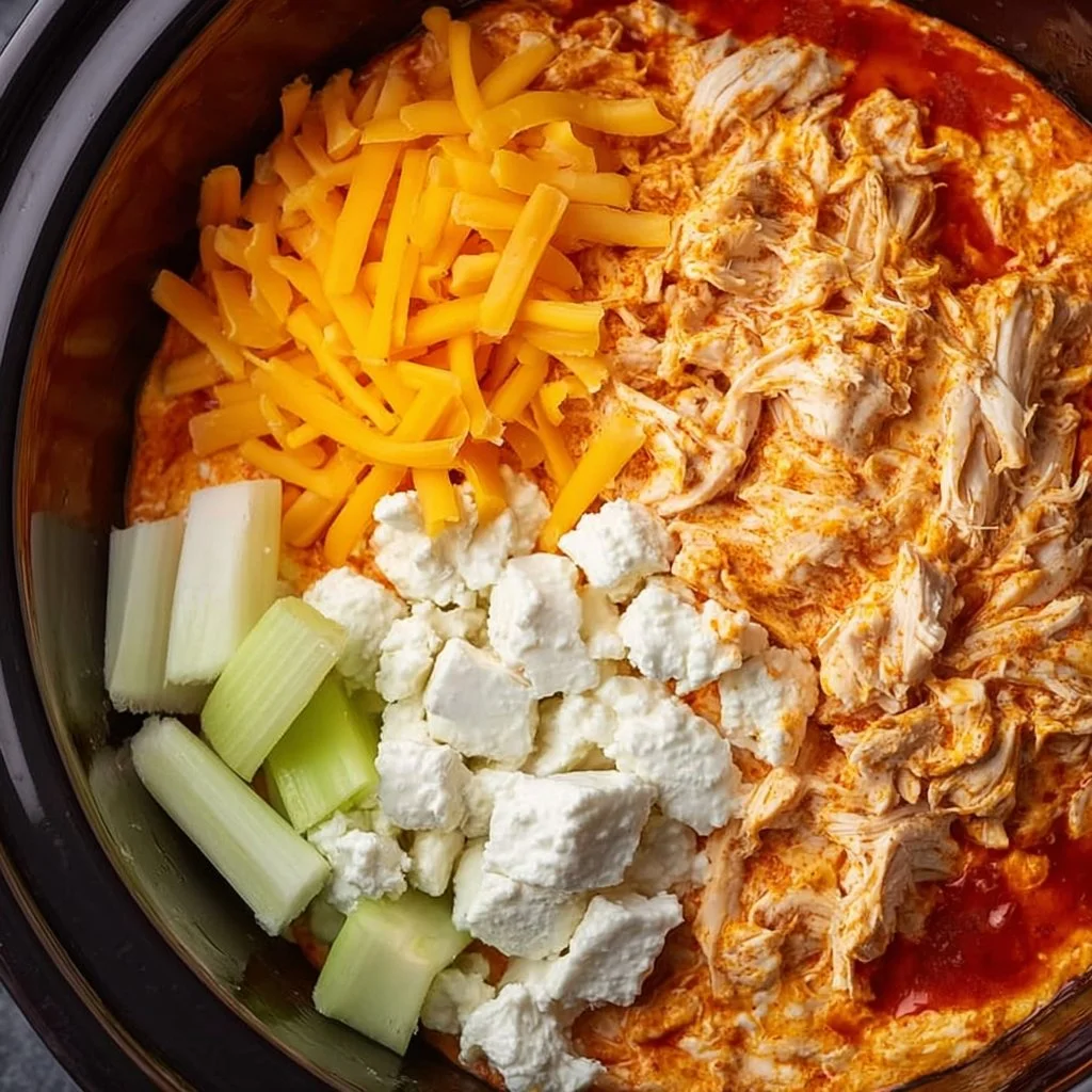 Crockpot Buffalo Chicken Dip 2 Crockpot Buffalo Chicken Dip