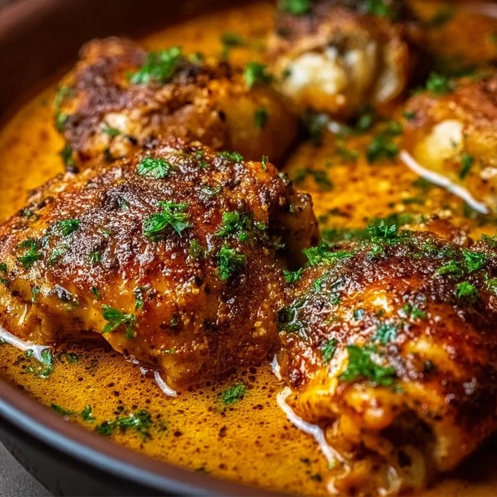 Crockpot Cajun Butter Chicken