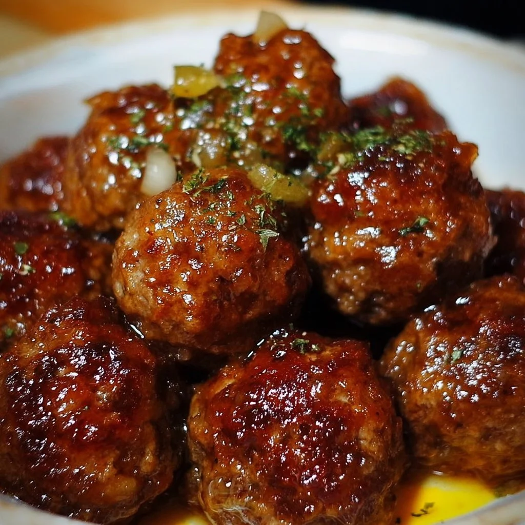Crockpot Mississippi Meatballs 3 Delicious Crockpot Mississippi Meatballs served on a platter