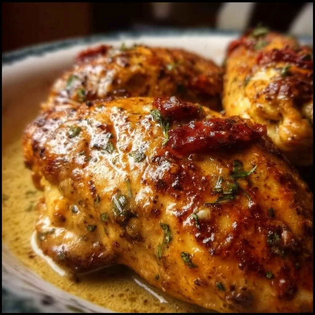 Easy Marry Me Chicken recipe with creamy sauce and tender chicken.