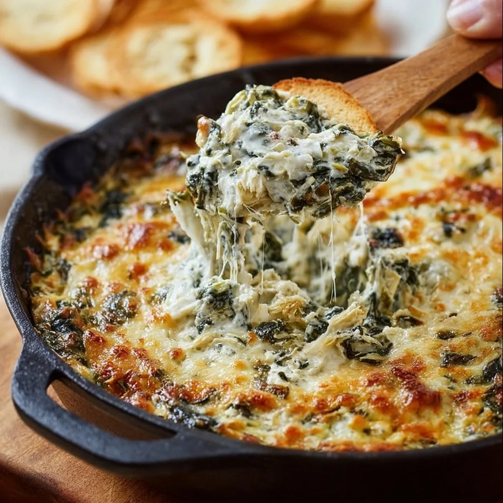 Easy Spinach Artichoke Dip