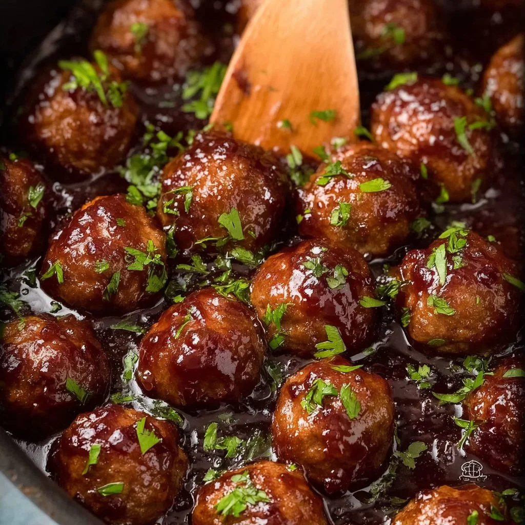 Grape Jelly Meatballs 2 Grape Jelly Meatballs