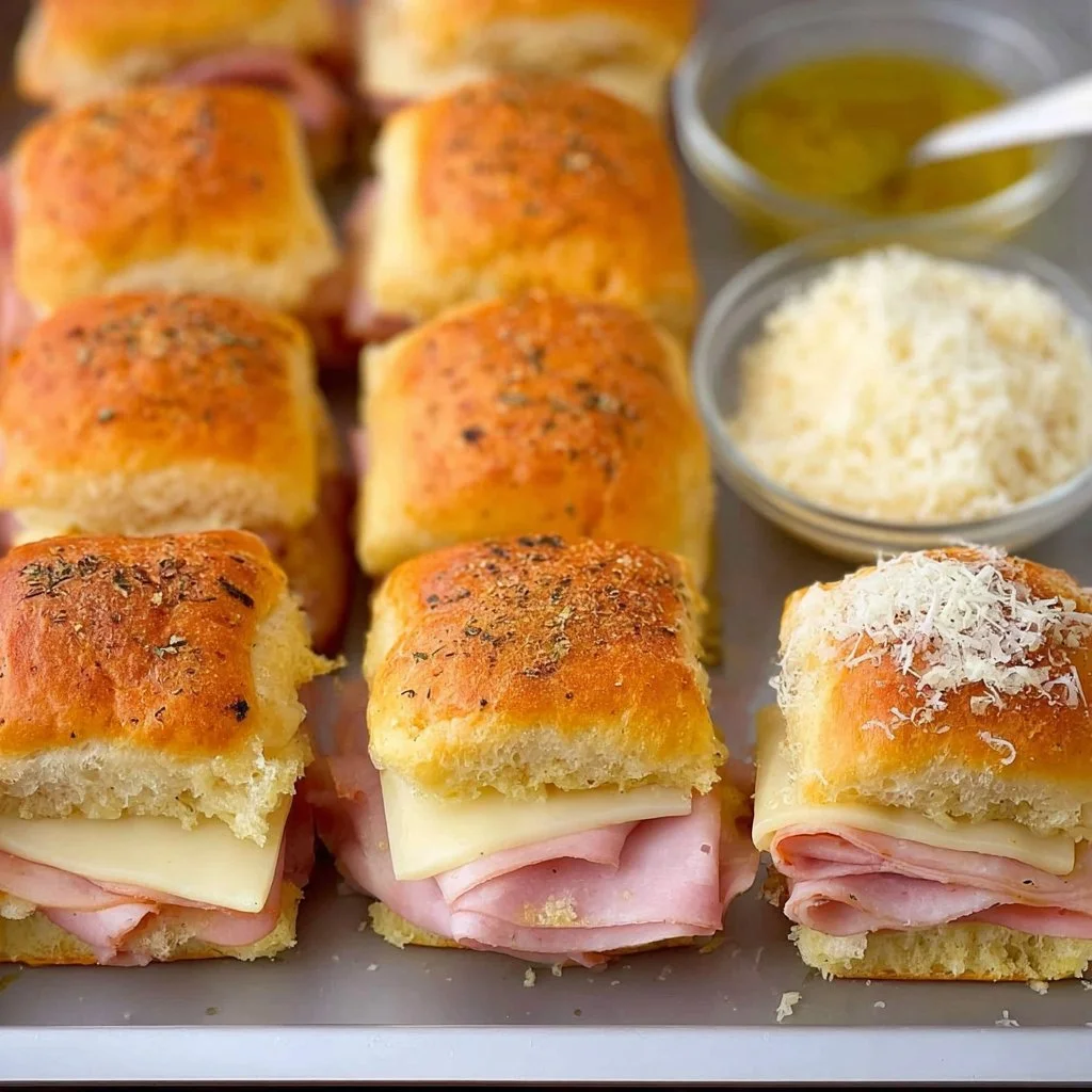 Ham and Havarti Cheese Sliders 2 Ham and Havarti Cheese Sliders