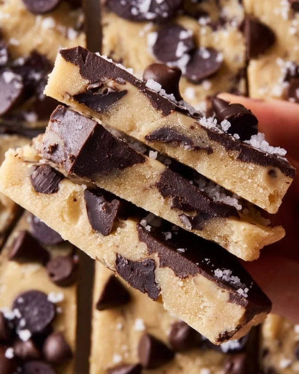 Healthy Cookie Dough Bark