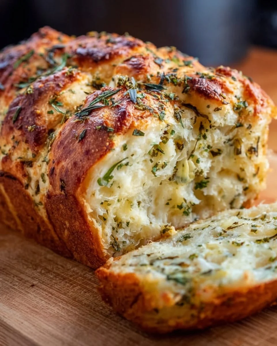 Homemade Italian Herbs and Cheese Bread