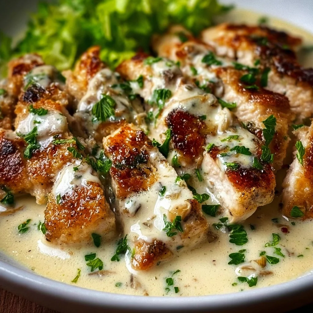 Melt-In-Your-Mouth Caesar Chicken