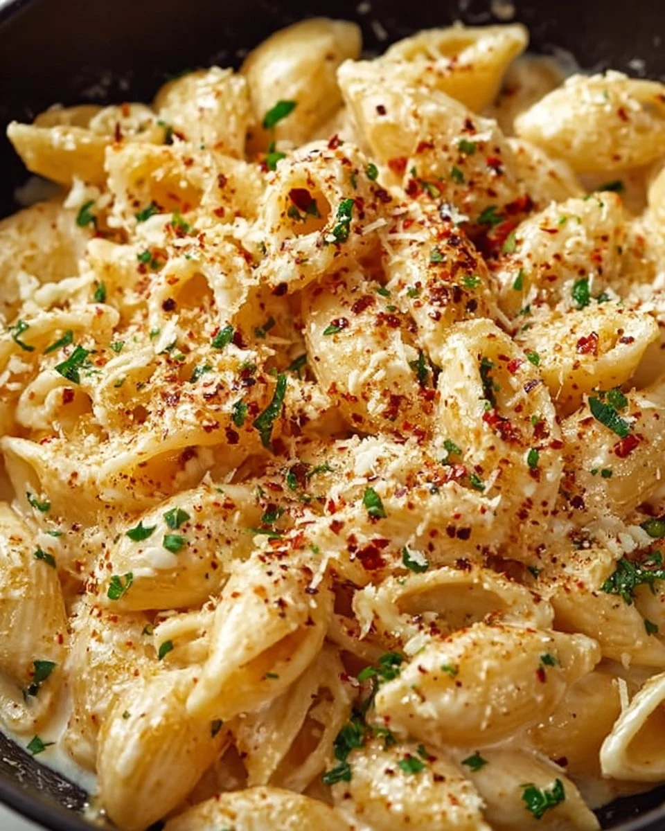 One Pot Creamy Garlic Pasta 2 One Pot Creamy Garlic Pasta