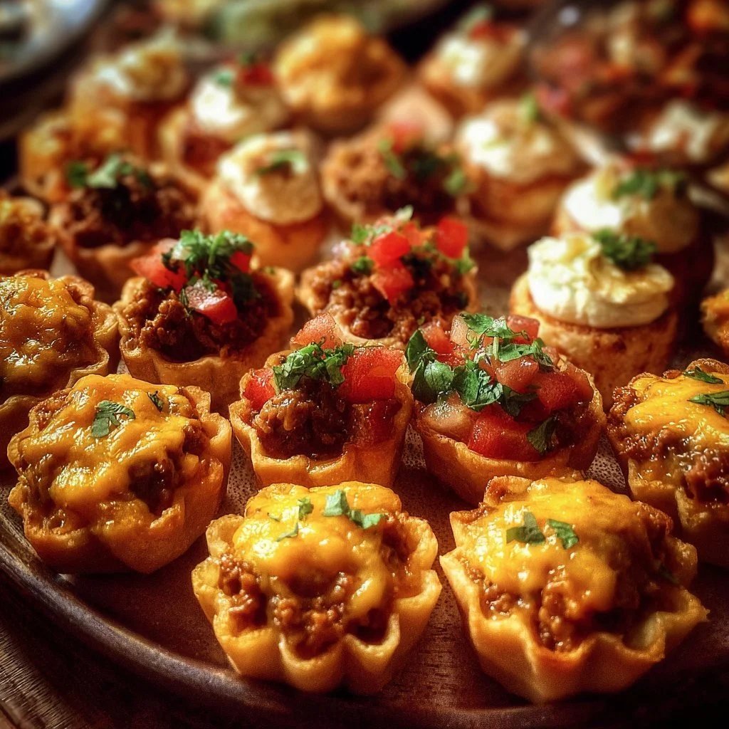 Assorted delicious party bites for entertaining guests at gatherings