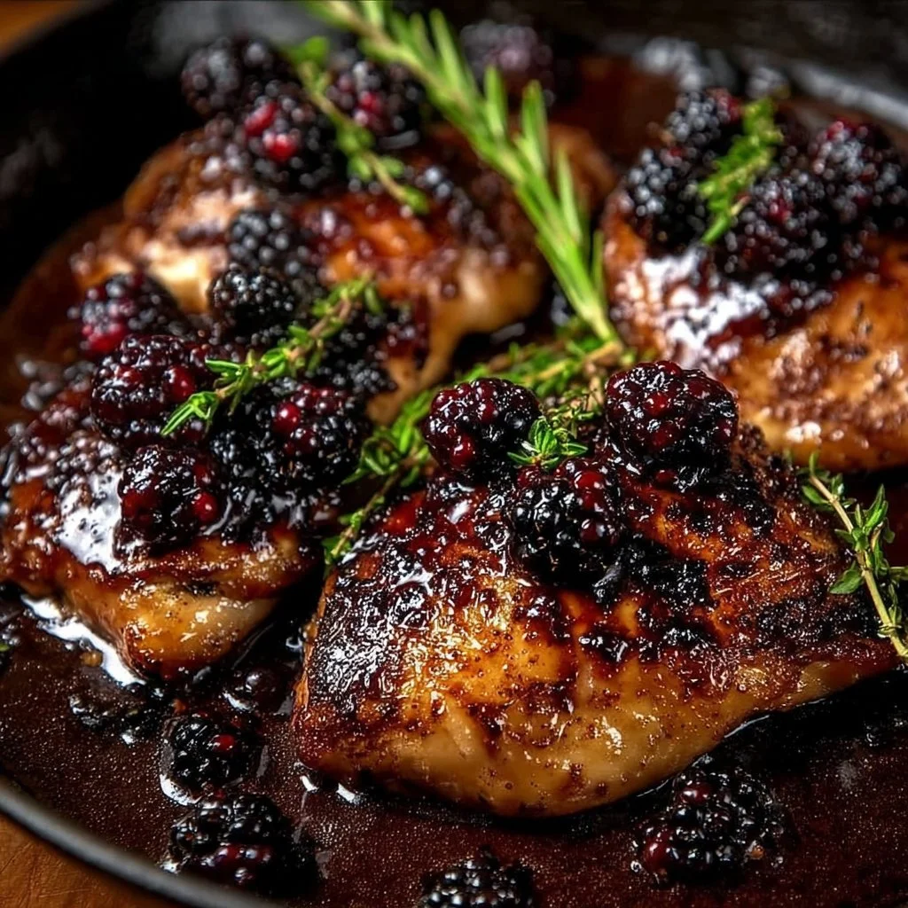 Ultimate Blackberry Balsamic Chicken