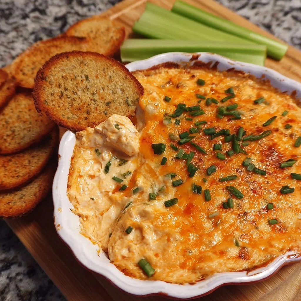 Vegetarian Cheesy White Bean Buffalo Dip 3 Vegetarian cheesy white bean buffalo dip served in a bowl