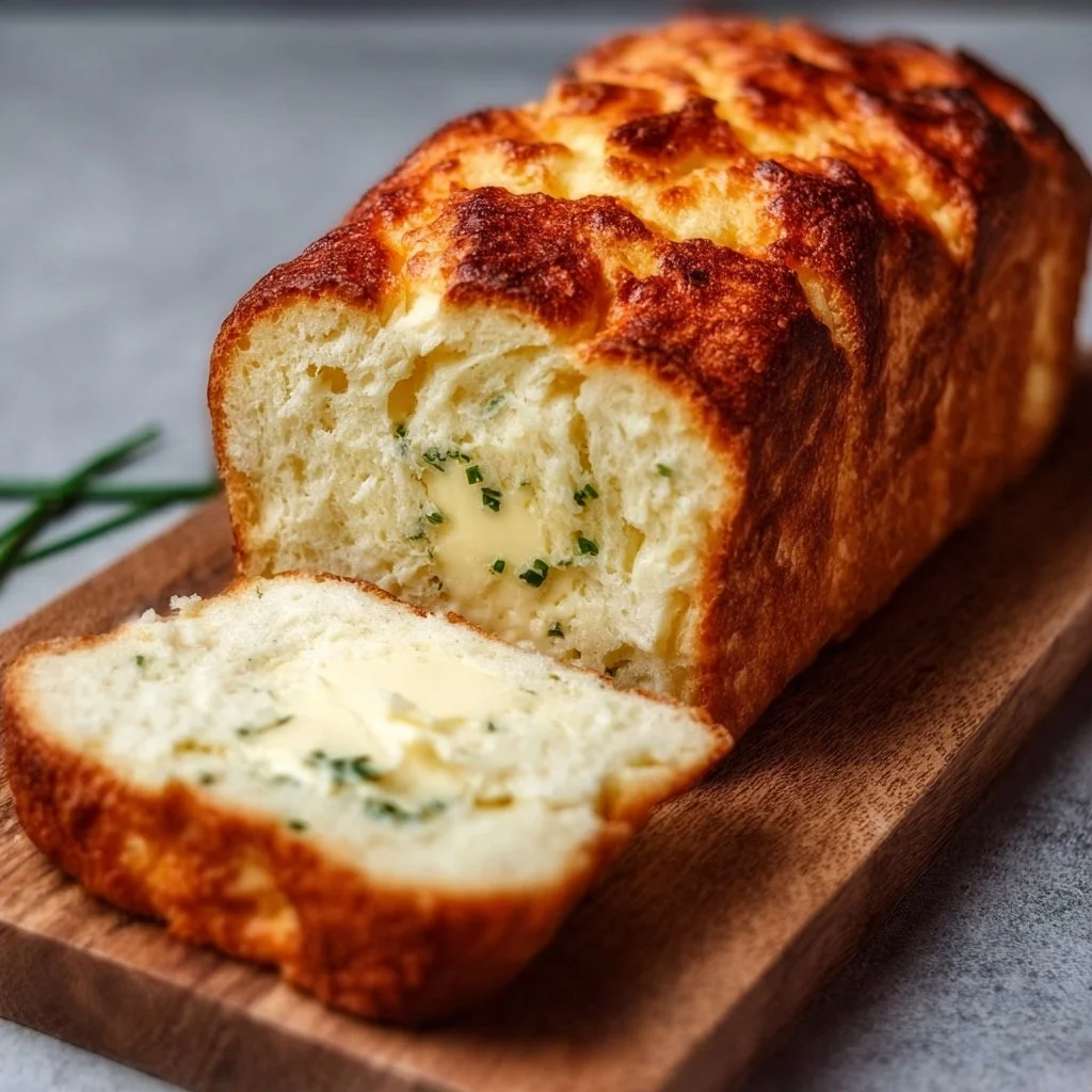 2-Ingredient Cottage Cheese Bread 3 Delicious 2-ingredient cottage cheese bread fresh out of the oven