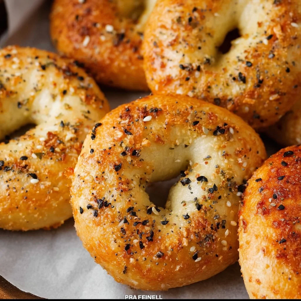 3 Ingredient Air Fryer Bagels