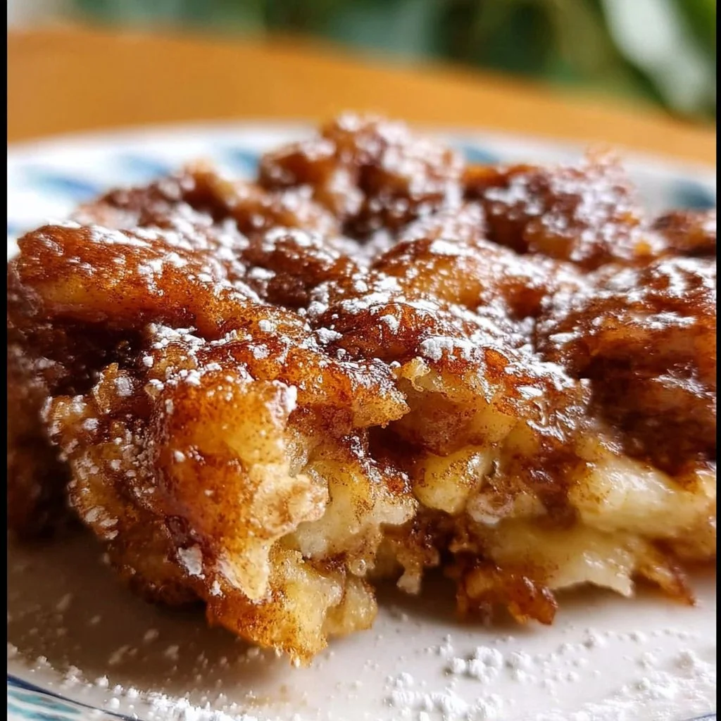 Apple Fritter Cake 3 Deliciously baked Apple Fritter Cake with fresh apples and crispy topping