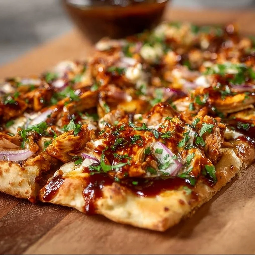 BBQ Chicken Flatbread 2 BBQ Chicken Flatbread