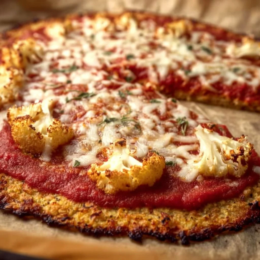 Cauliflower Low Carb Pizza Crust