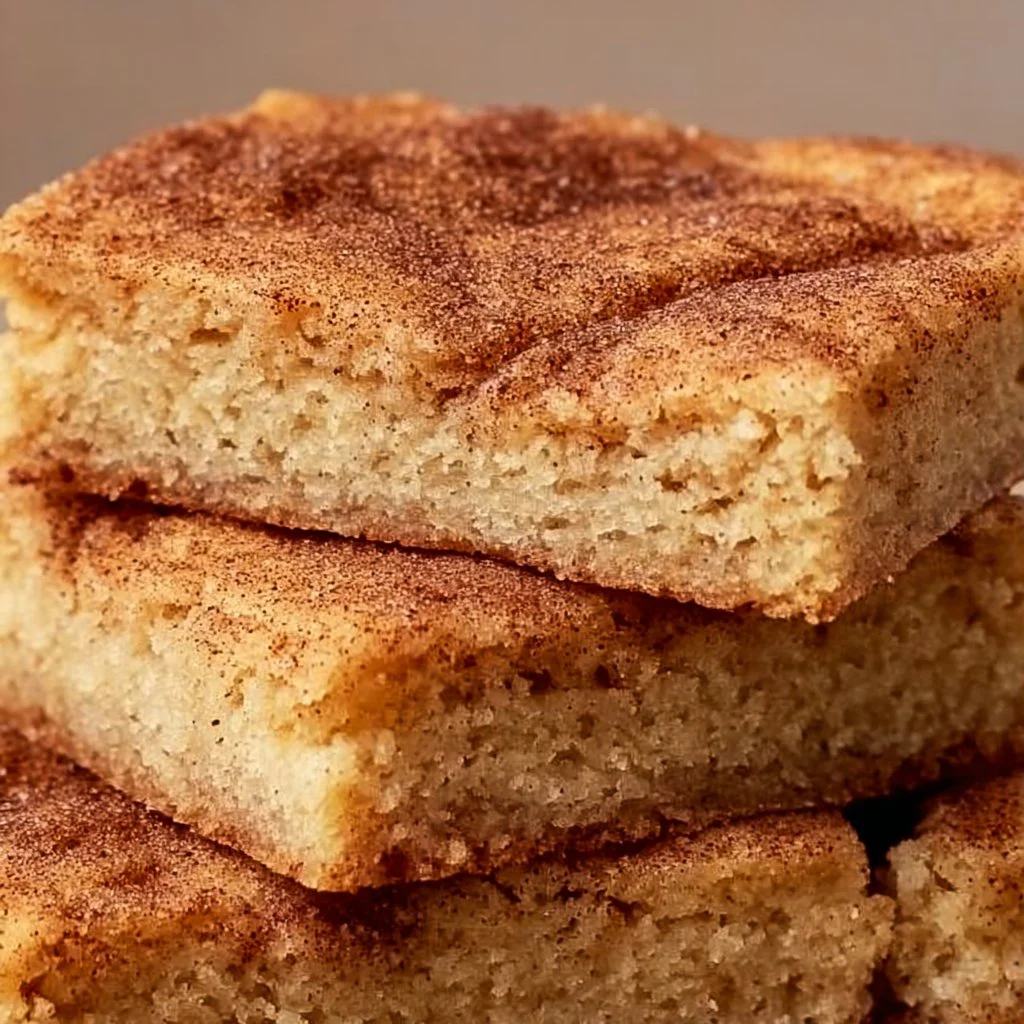Chewy Snickerdoodle Cookie Bars