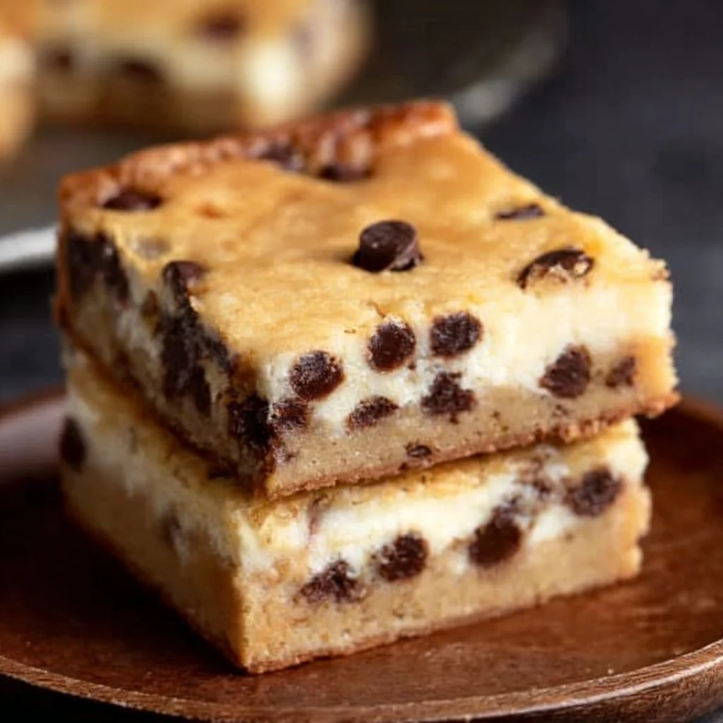 Chocolate Chip Cheesecake Blondies