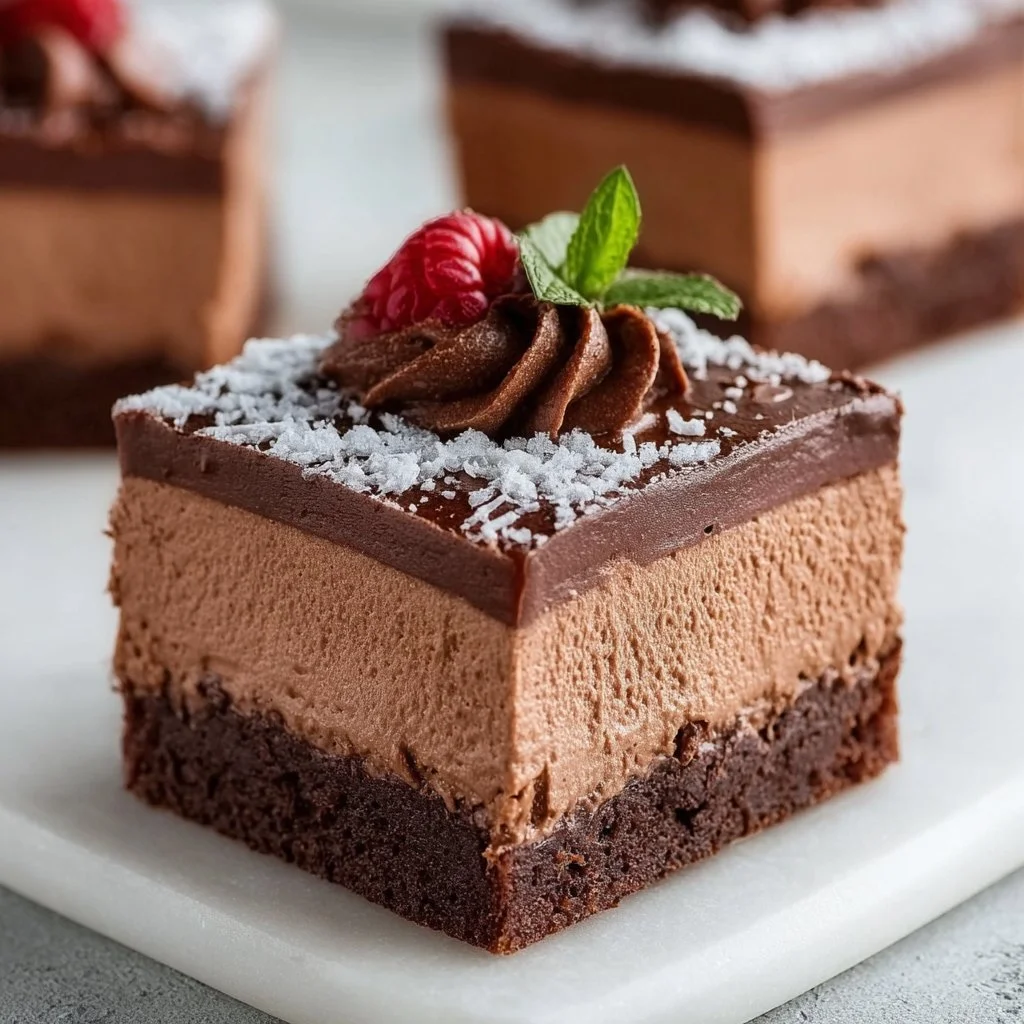 Chocolate Mousse Brownies
