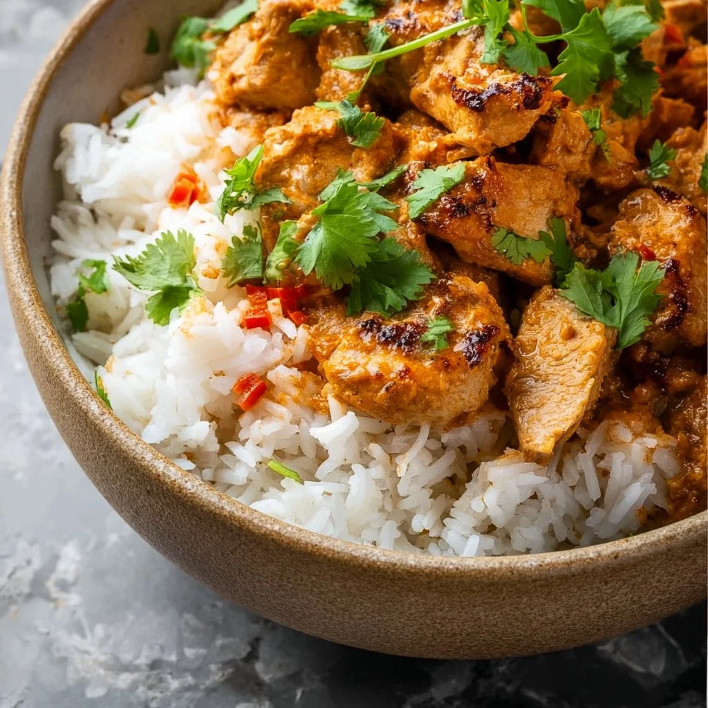 Coconut Chicken Rice Bowls