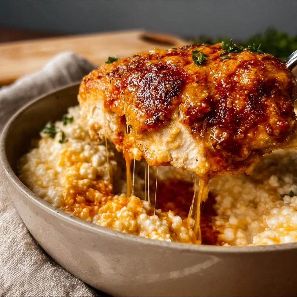 Cottage Cheese Chicken Parmesan Bowl 2 Cottage Cheese Chicken Parmesan Bowl