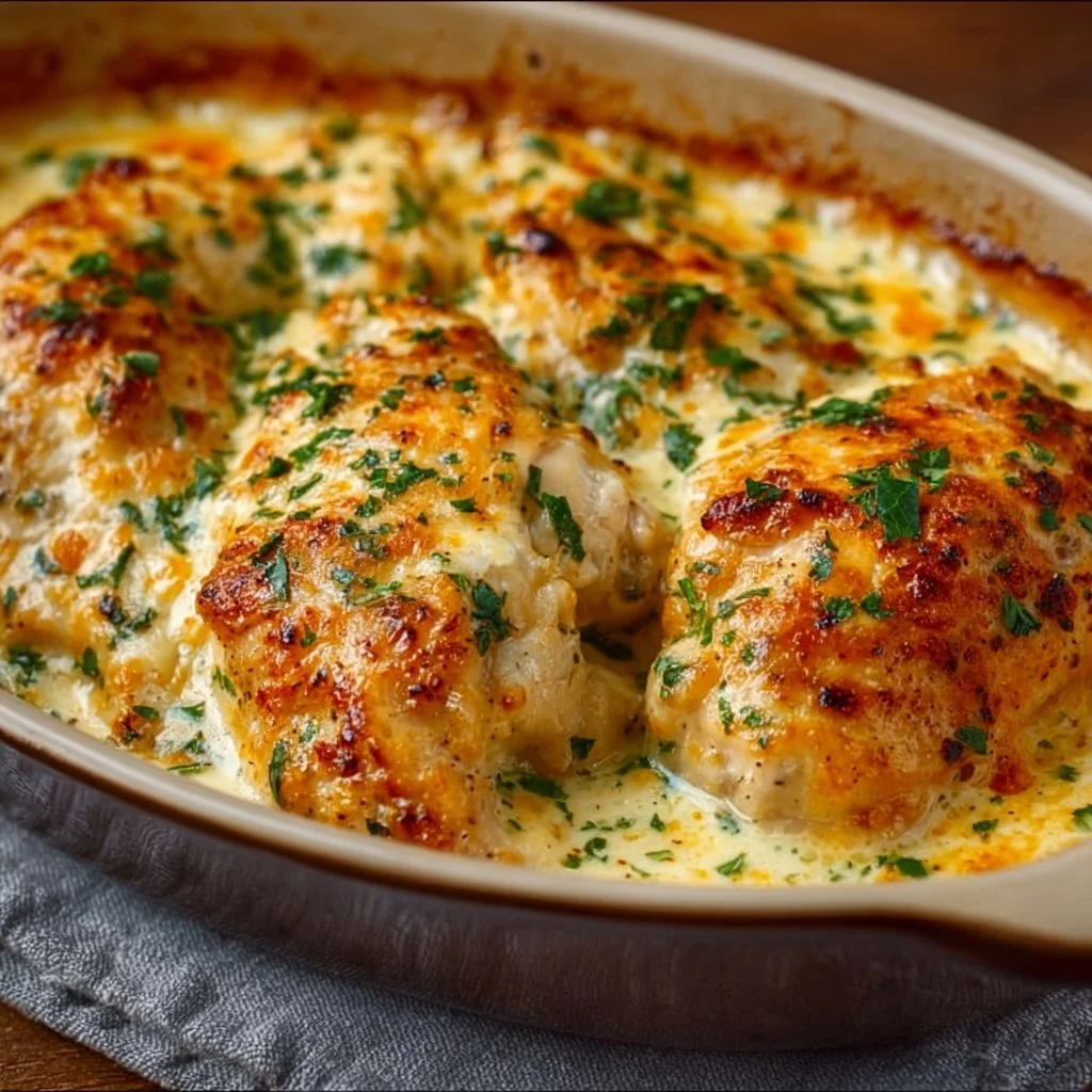 Creamy Sour Cream Chicken Bake