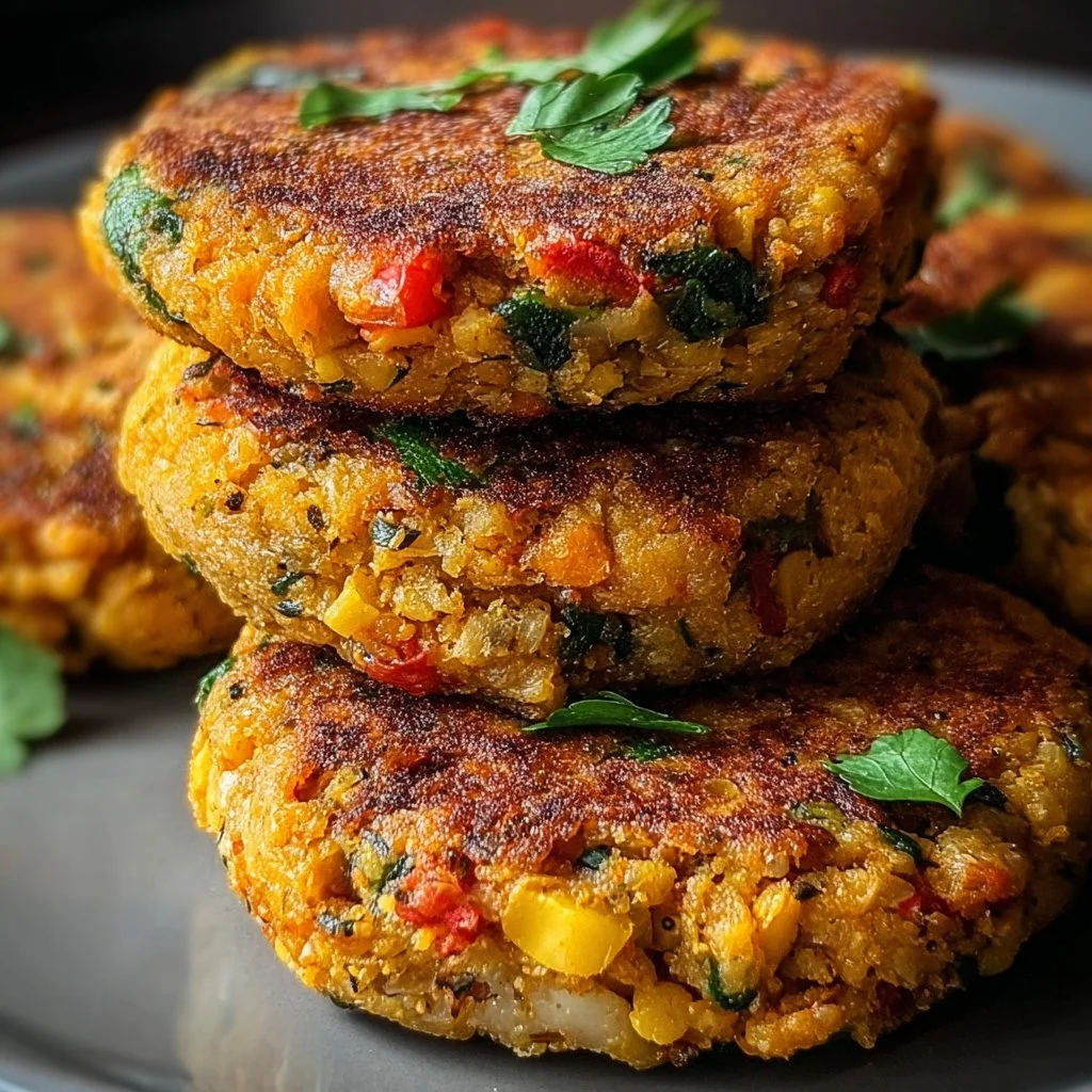 Easy Gluten-Free Chickpea Veggie Patties