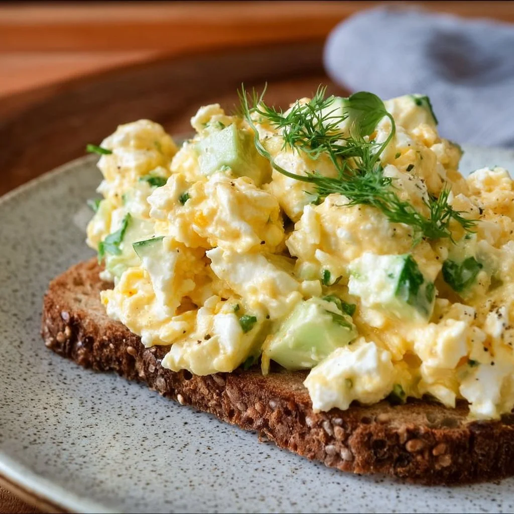 Egg Salad with Cottage Cheese – No Mayo!