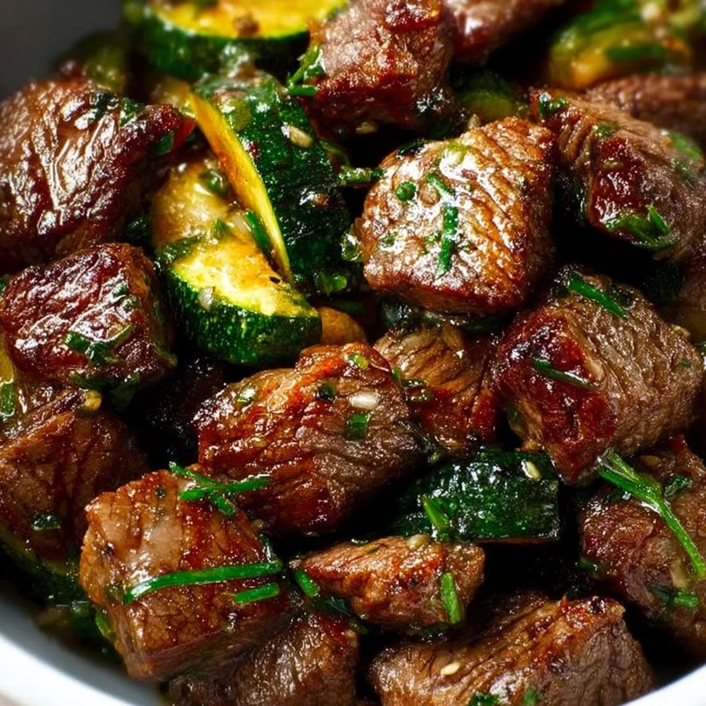 Garlic Butter Steak Bites 2 Garlic Butter Steak Bites