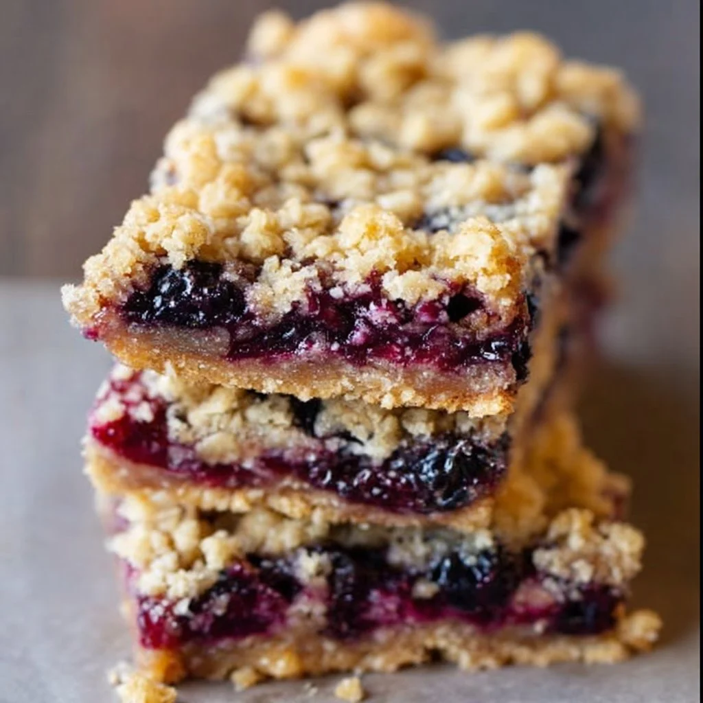 Gluten Free Blueberry Oat Bars
